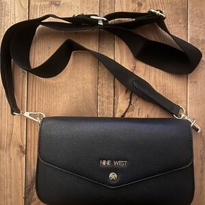 Nine West Elegant Black Crossbody Bag